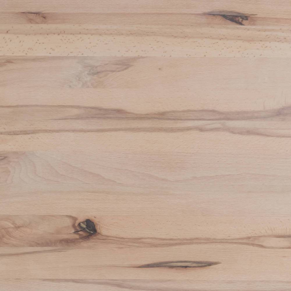 Helles Buchenholz mit natürlicher Maserung und Astlöchern des Wohnzimmer Highboards – Ajevos