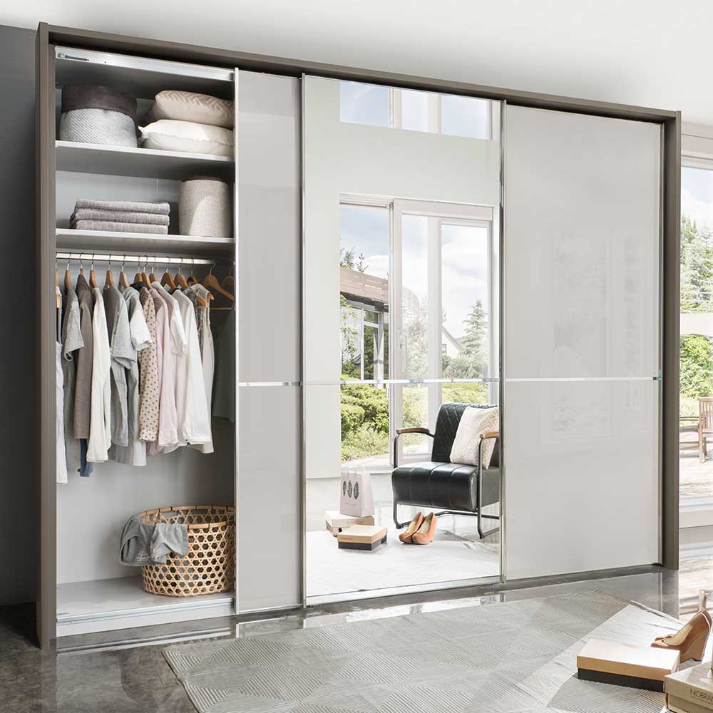 250cm Schlafzimmer Schrank 3-türig - Bassi