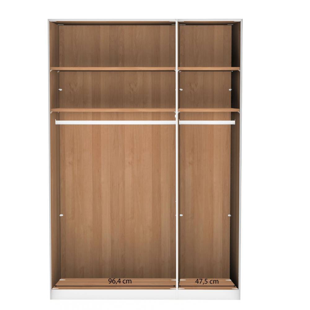 Schlafzimmerschrank mit drei Türen - Dilacco