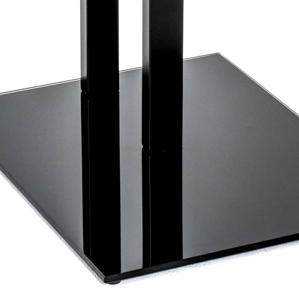 Design Anstelltisch aus Schwarzglas - Anzitano