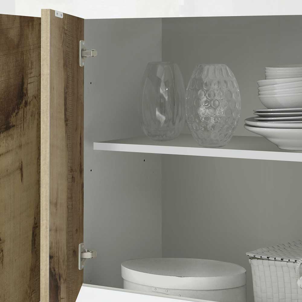 4-türiges Sideboard 207 cm breit - Olvenion