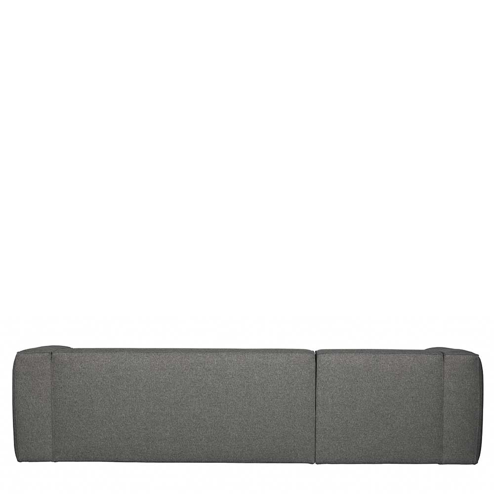 Modernes Ecksofa in Grau Webstoff - Washington