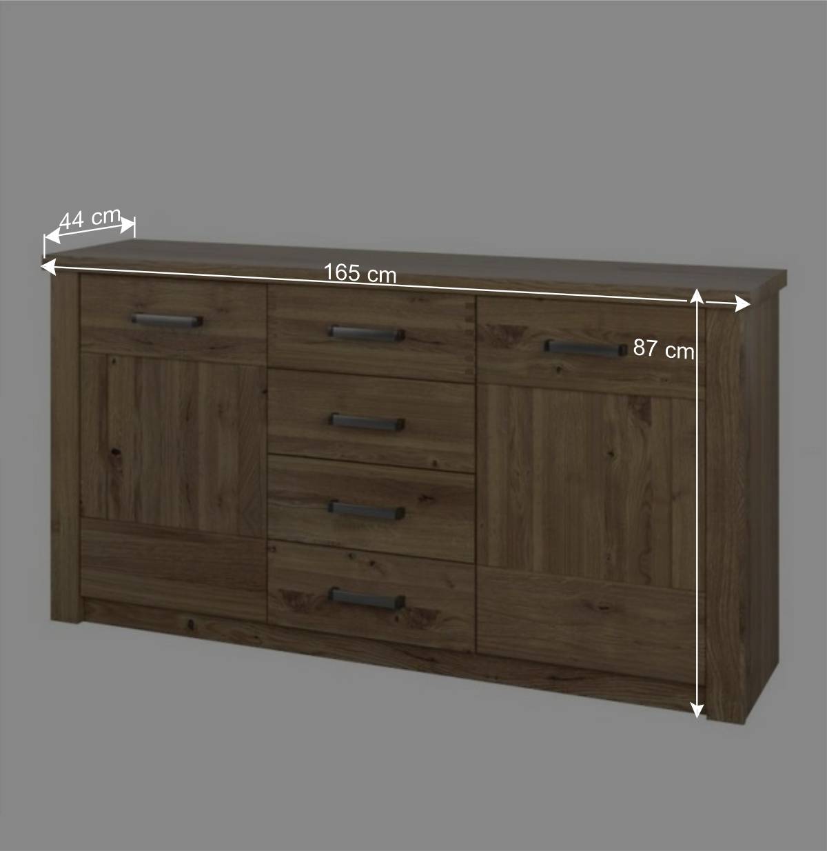 Flur Sideboard und Spiegel Set - Riostar (zweiteilig)
