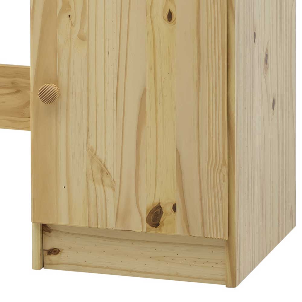 Klassischer Holz Schreibtisch aus Kiefer Massivholz - Gomeria