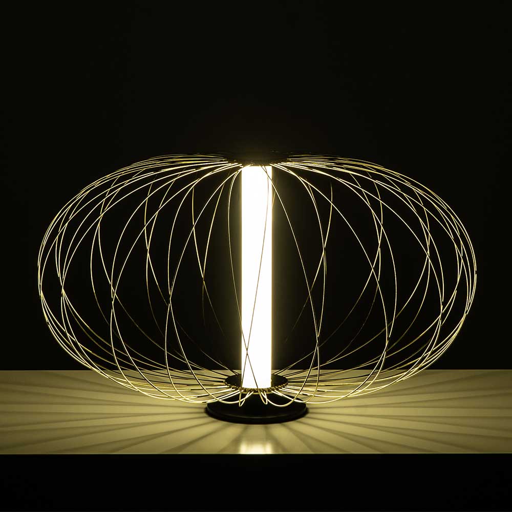 50x29x50 cm Design Tischleuchte mit LED - Helena