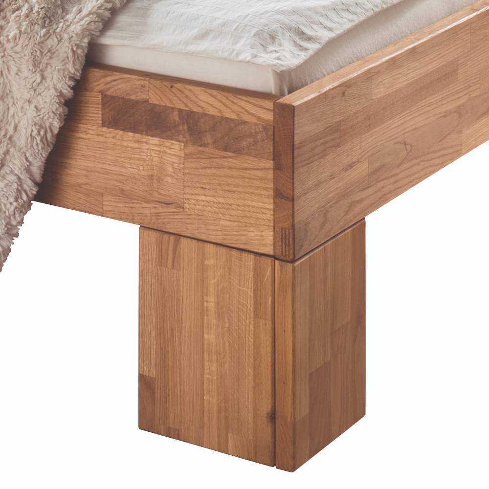 Holzbett mit einteiligem Kopfteil - Gunnar