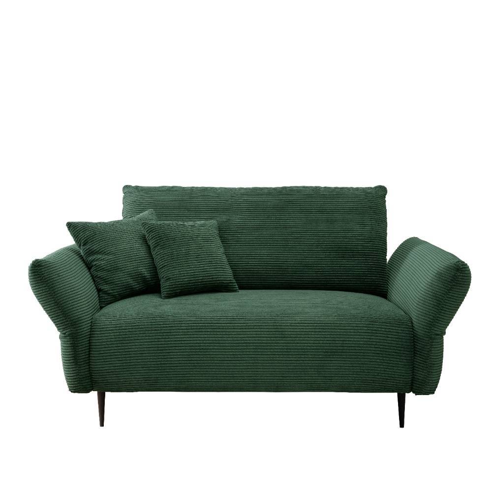 Cord Couch in Dunkelgrün - Devan