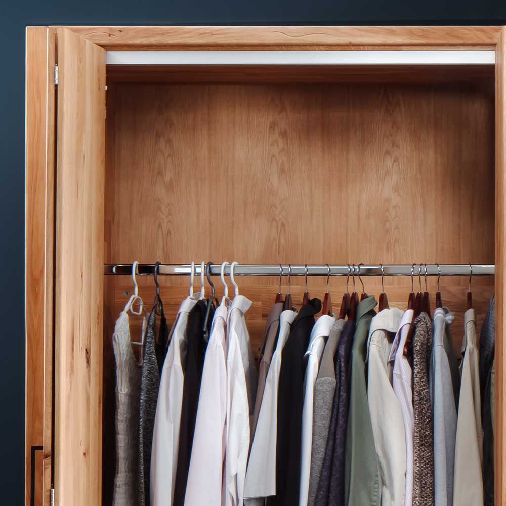 246cm Falttüren-Kleiderschrank Wildeiche - Mascadona