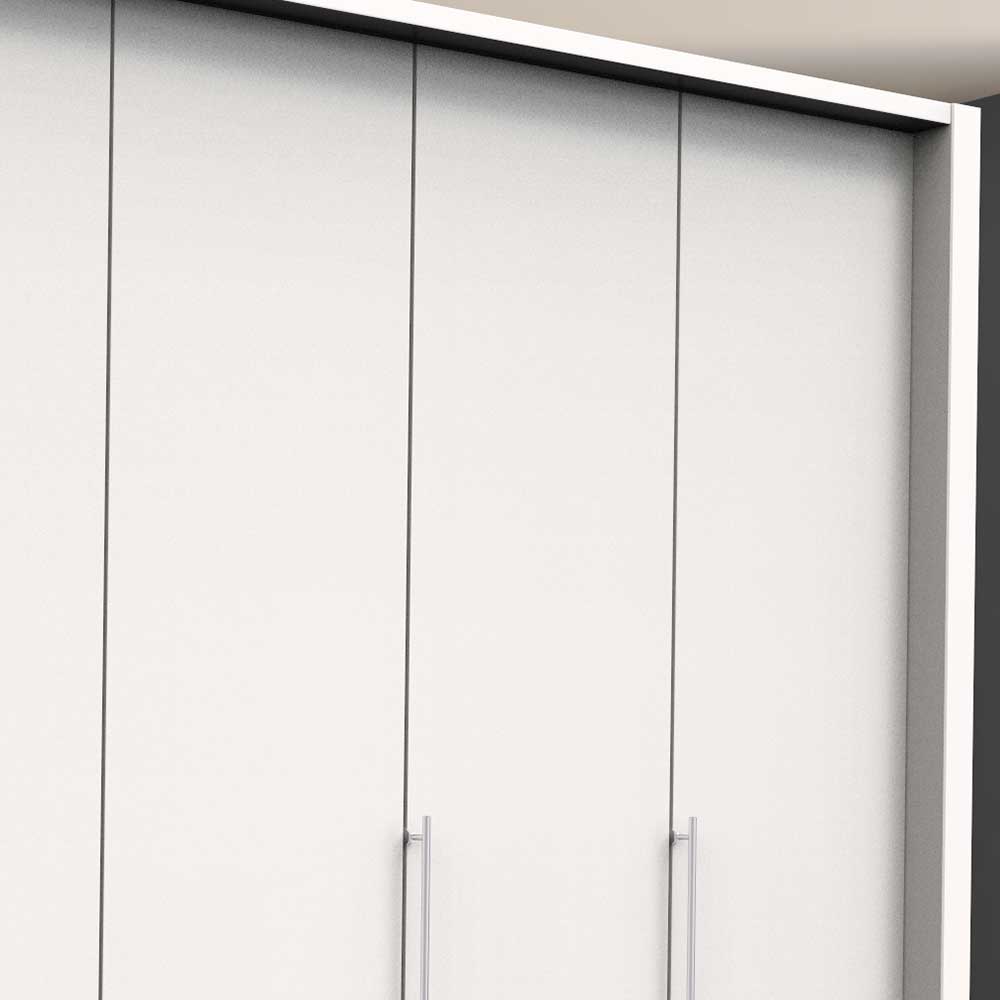 Schlafzimmer Kleiderschrank mit Metallgriffen - Donpiave