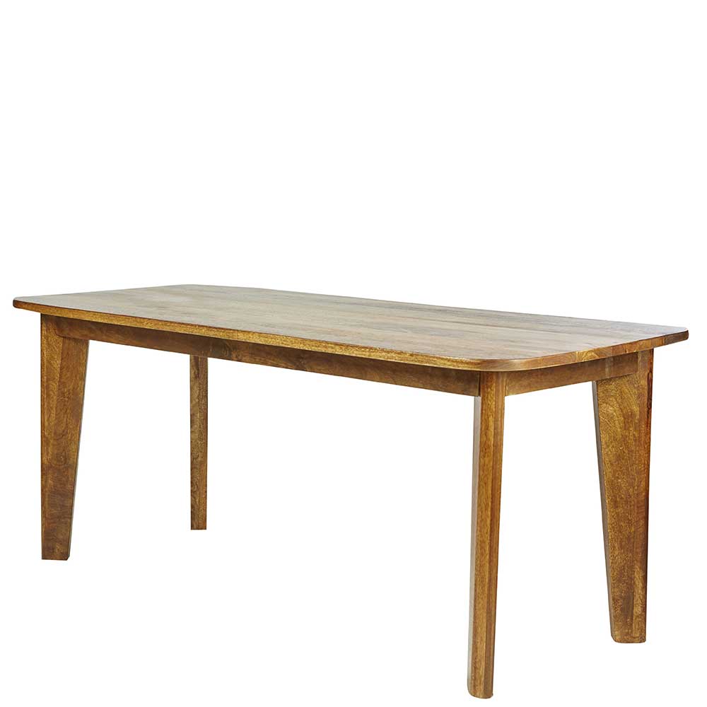 180x80 cm Holz Esstisch aus Mangobaum massiv - Offia
