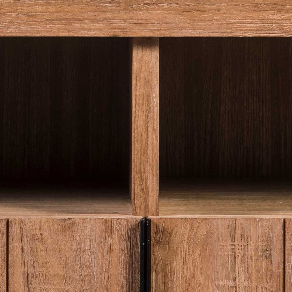 138x75x50 TV Kommode aus Teak Massivholz - Myons