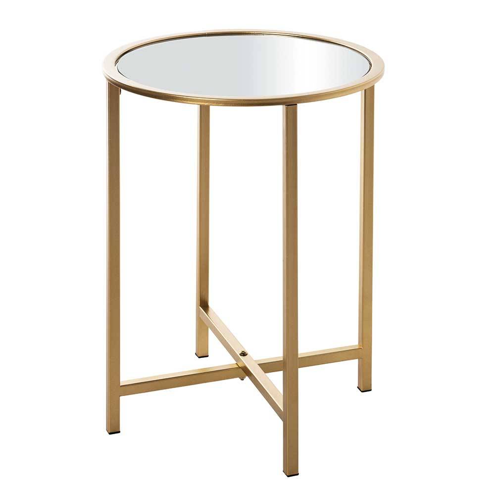 Eleganter Beistelltisch aus Spiegelglas - Lil