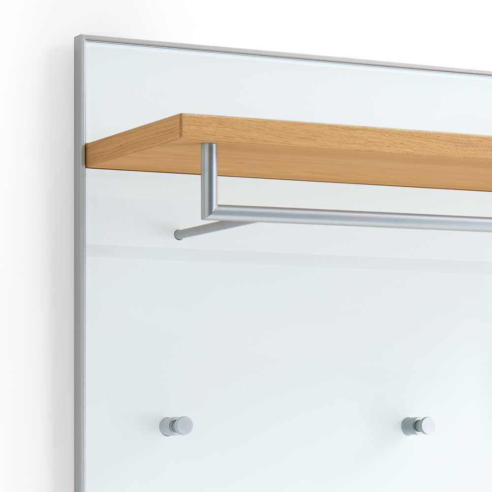 Kleiderpaneel Wynoca in Weiß Glas beschichtet