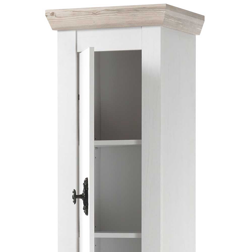 2-türiger Badezimmer Hochschrank im Country Style - Doules