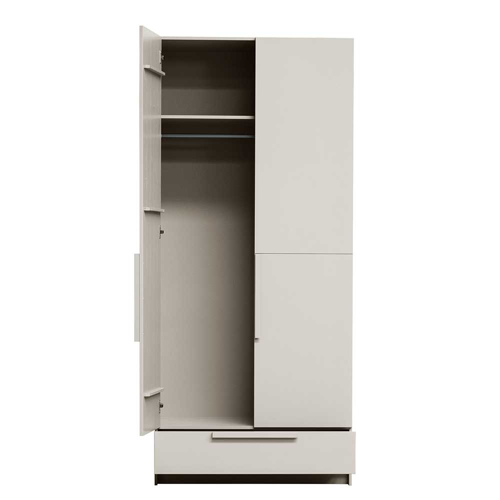 Kleiderschrank in Hellgrau - Anela