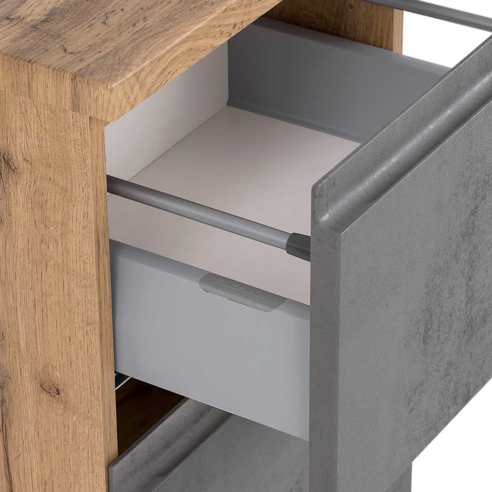 Bad Waschtisch & Spiegelschrank & Schrank - Mia (dreiteilig)