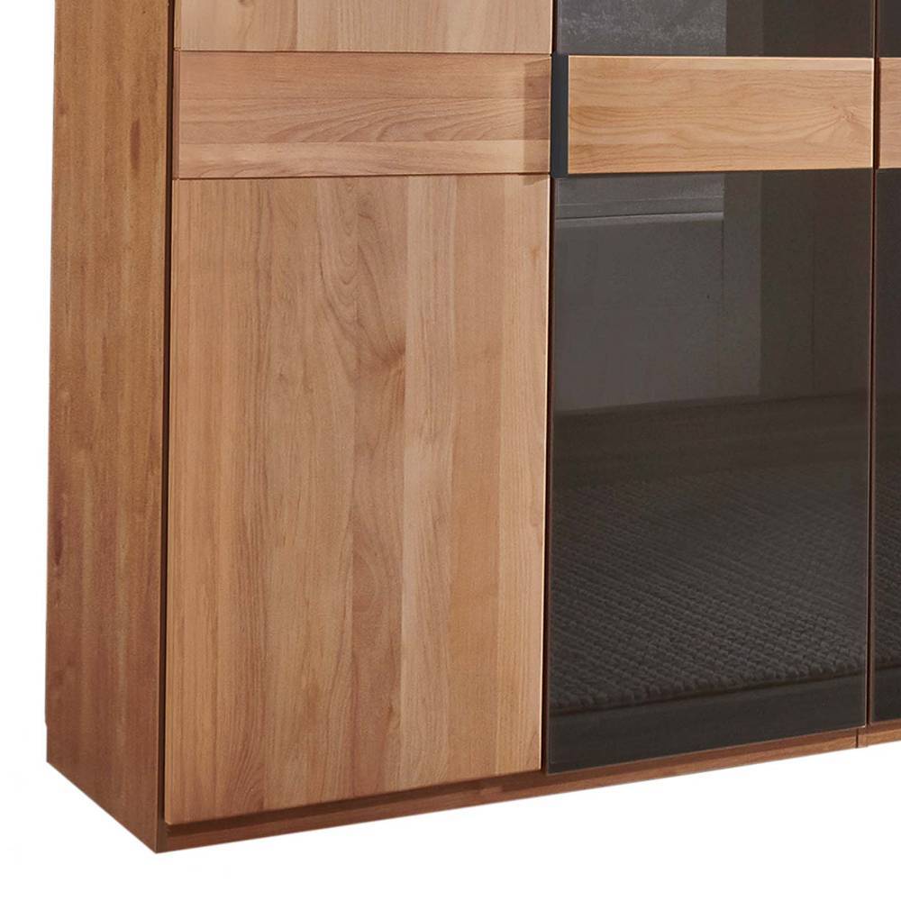 8-türiger Kleiderschrank mit sechs Glastüren - Hung