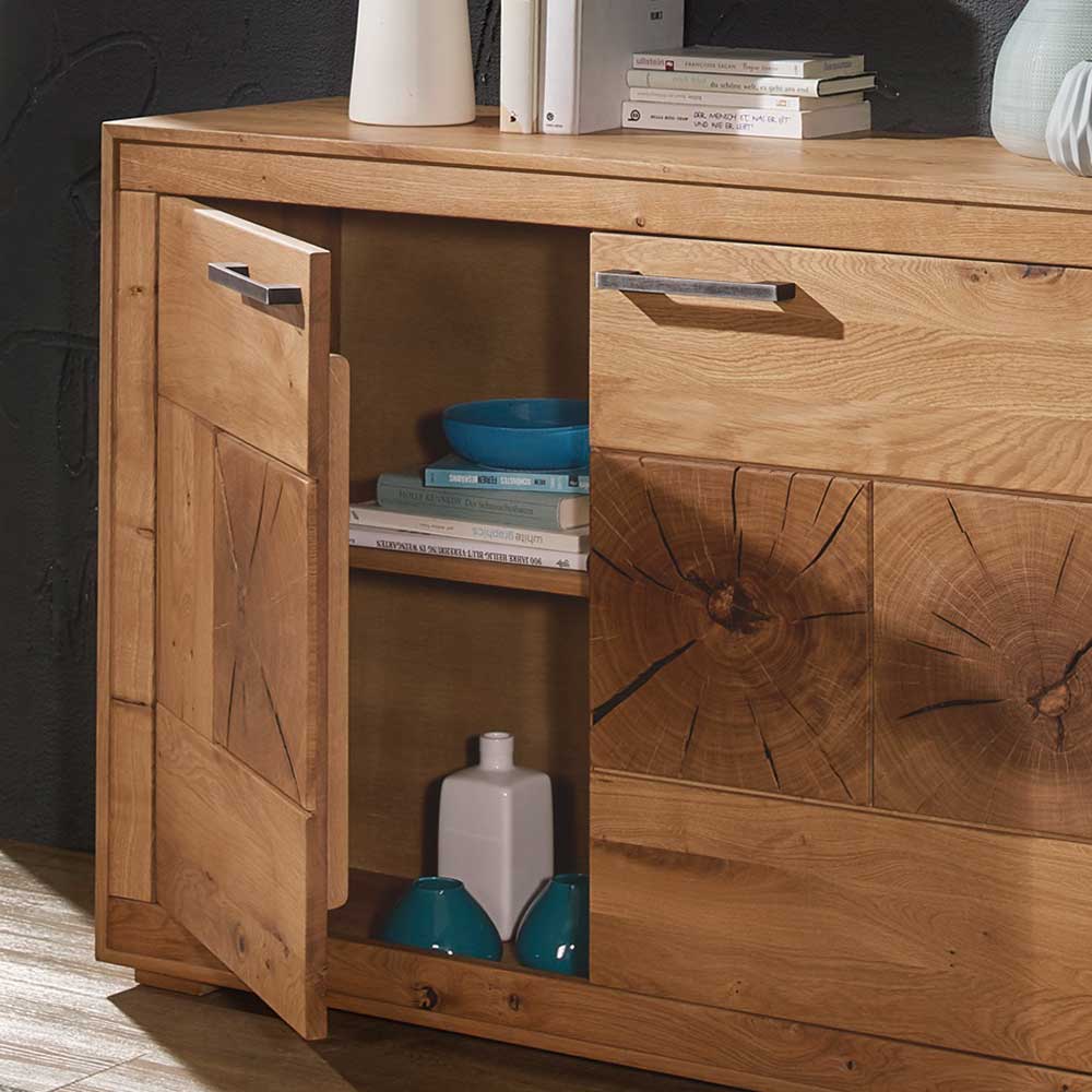 Wildeiche Sideboard Troncon in 171 cm Breite