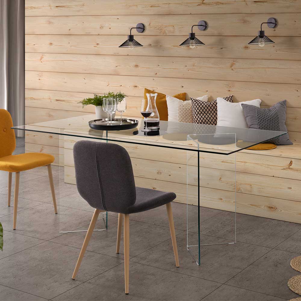 Design Esstisch aus Glas - Heyados
