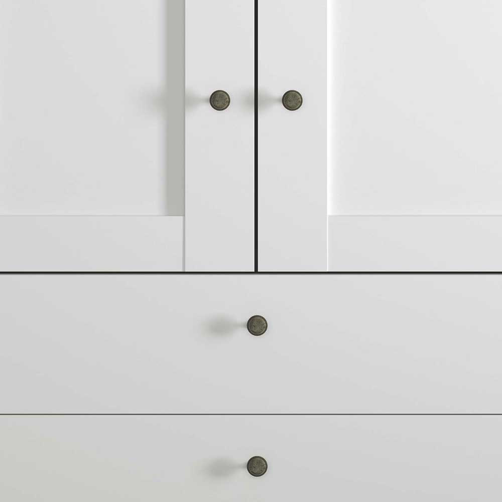 100cm Kleiderschrank mit 2 Türen & 3 Schubladen - Flinn