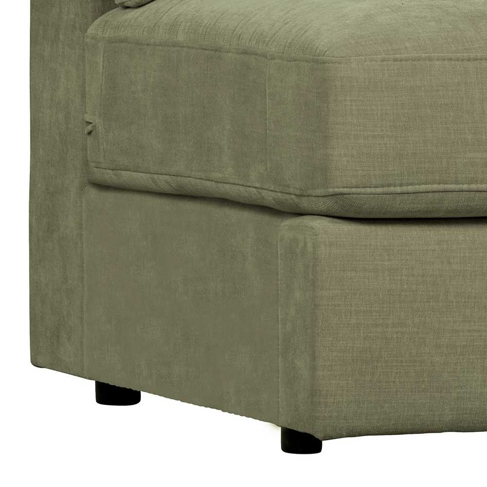 Modulare Couch - Endelement mit Armlehne rechts - Perconia