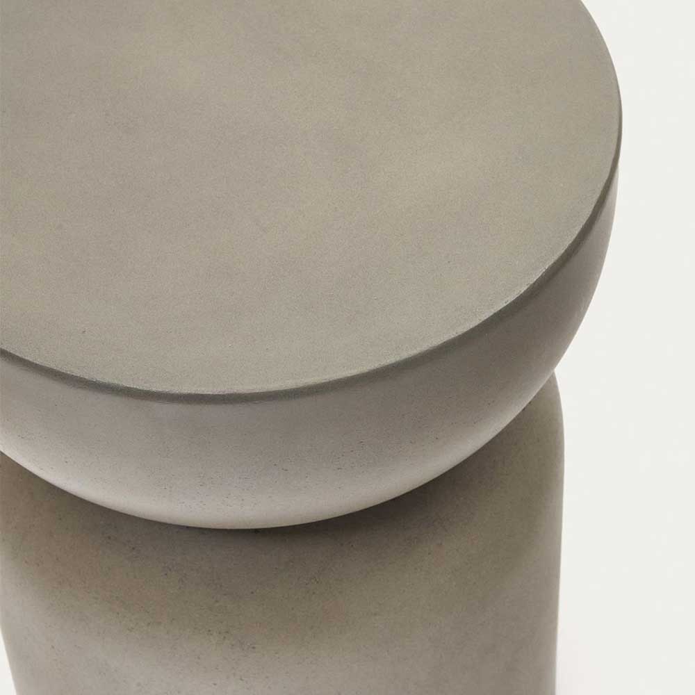 Garten Beistelltisch aus Faserzement - Bondoville