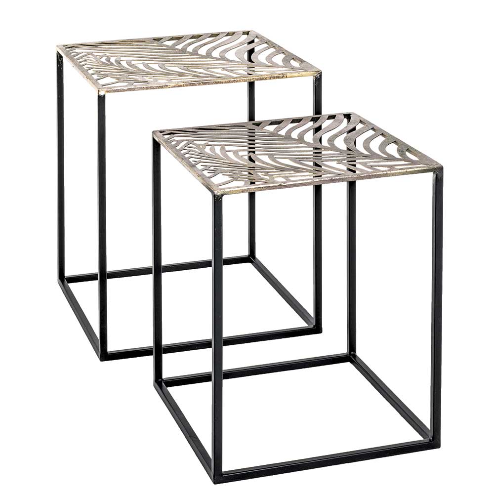 Design Beistelltische in Bronze - Moronda (zweiteilig)