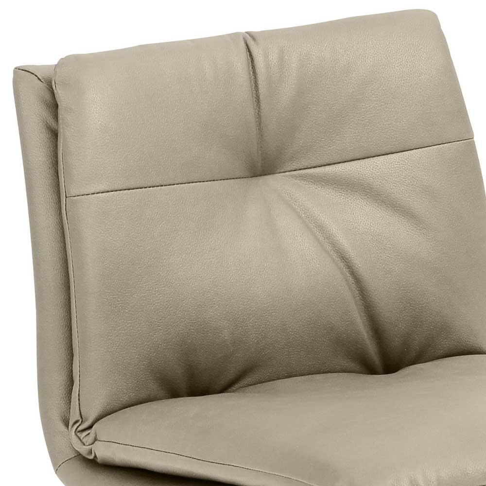 Barstuhl in Taupe & Schwarz - Rentiva