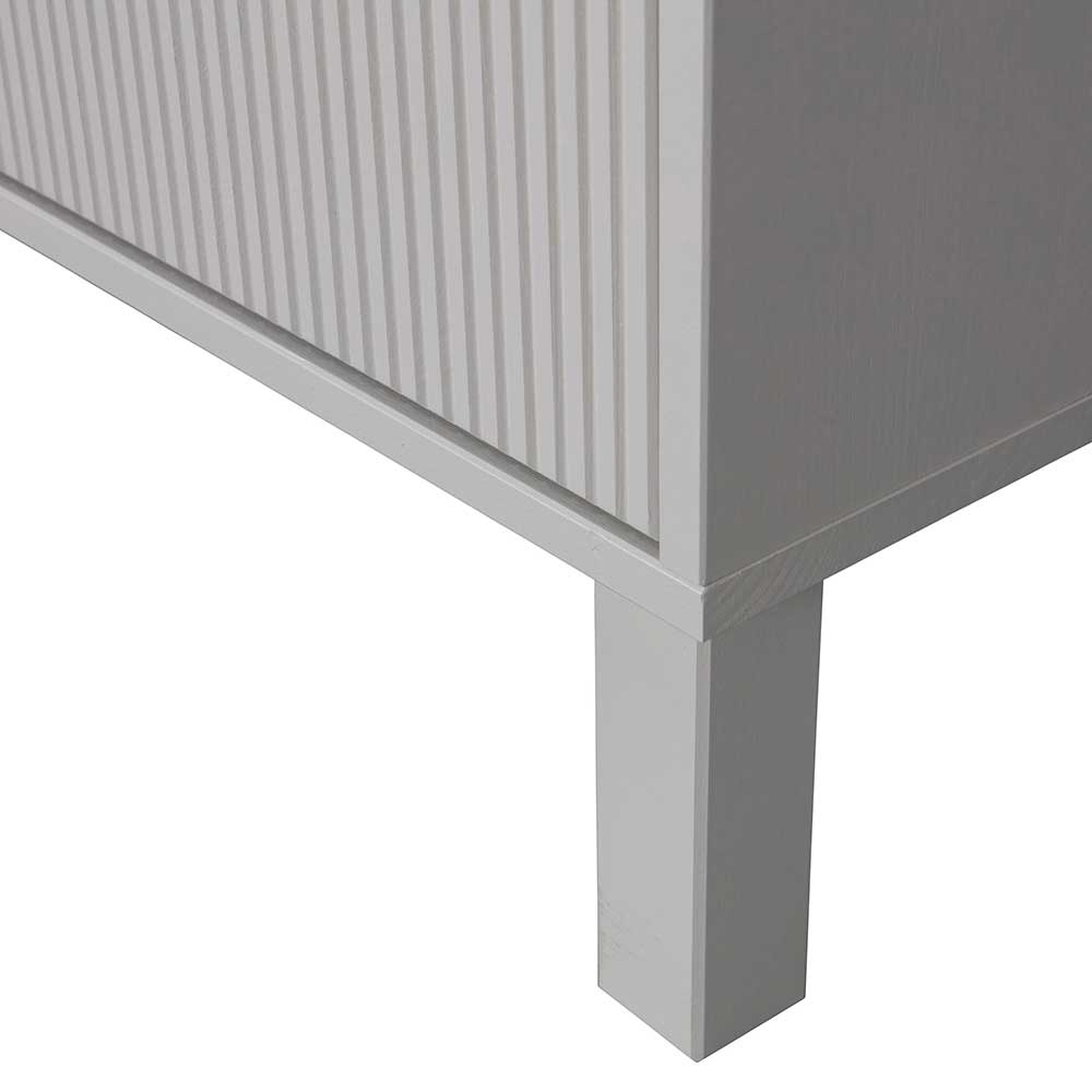 94x91x52 cm Skandi Kommode in Grau - Huvina