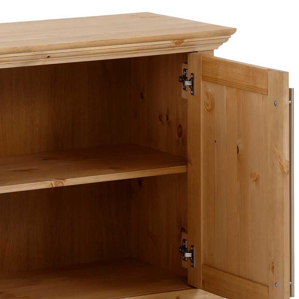 132x70x39 Moderne Holzkommode mit drei Türen - Noellisa