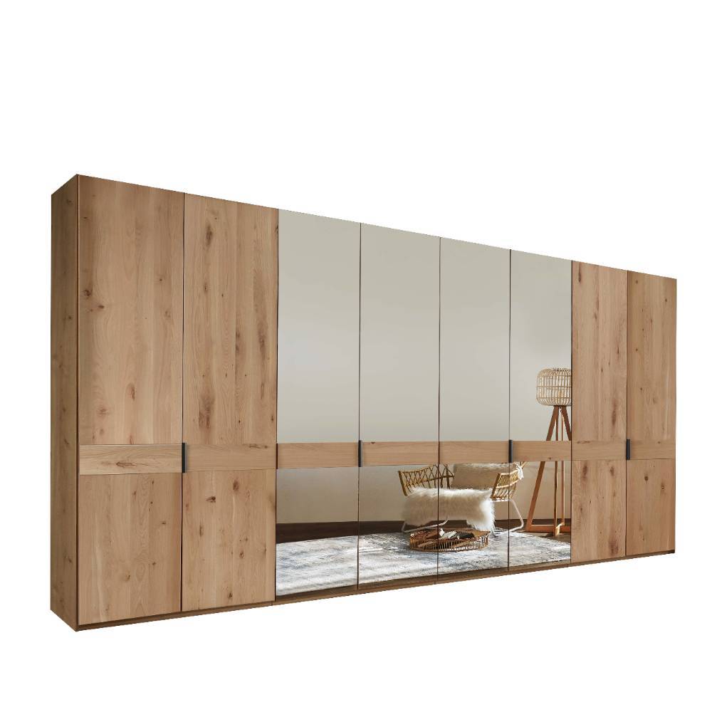 XXL-Kleiderschrank mit vier Spiegeltüren - Yanicas