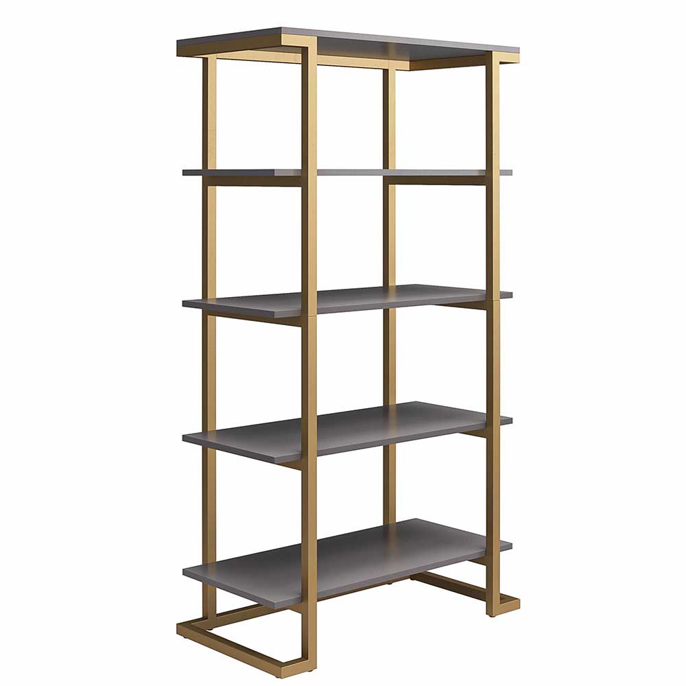 Design Regal in Grau und Messing - Woman