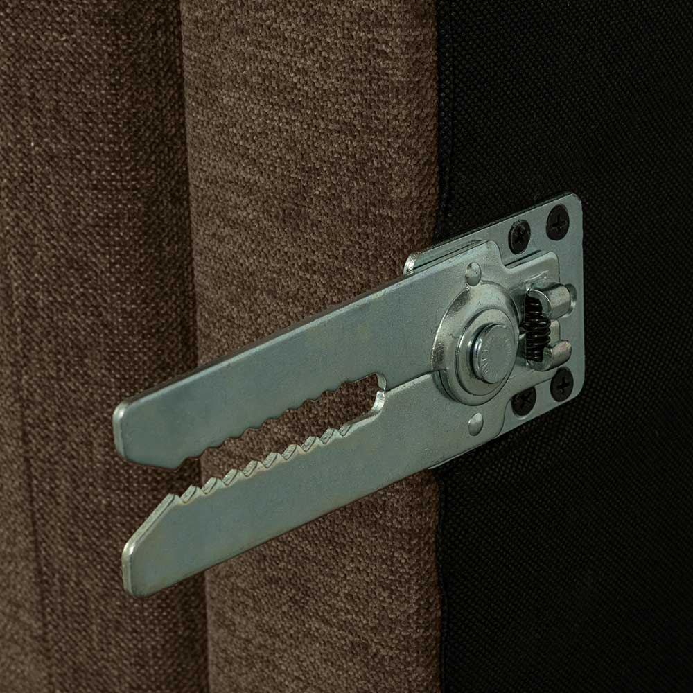 Polsterhocker in Braun und Schwarz - Ravonia