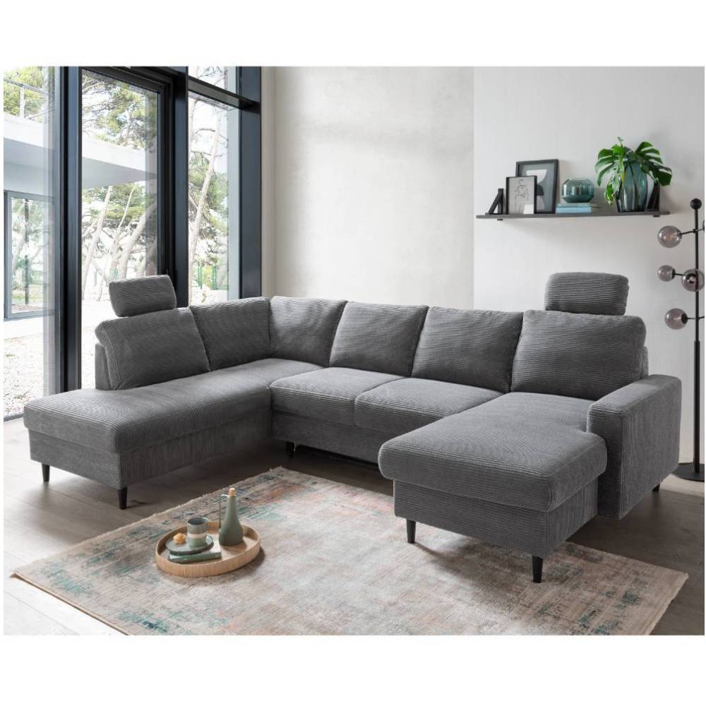 Cord Wohnlandschaft mit Bettfunktion - Aberdeen