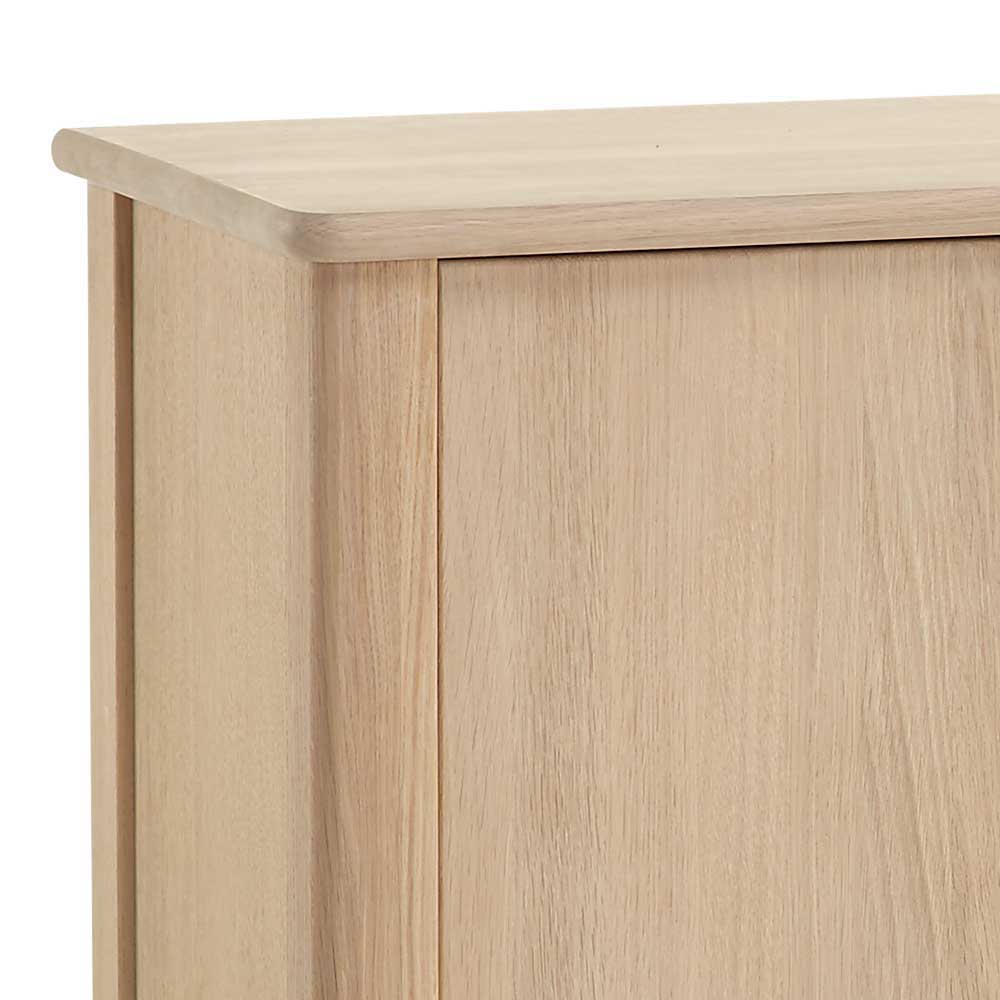 Massivholz Sideboard in Eiche Bianco - Vangus