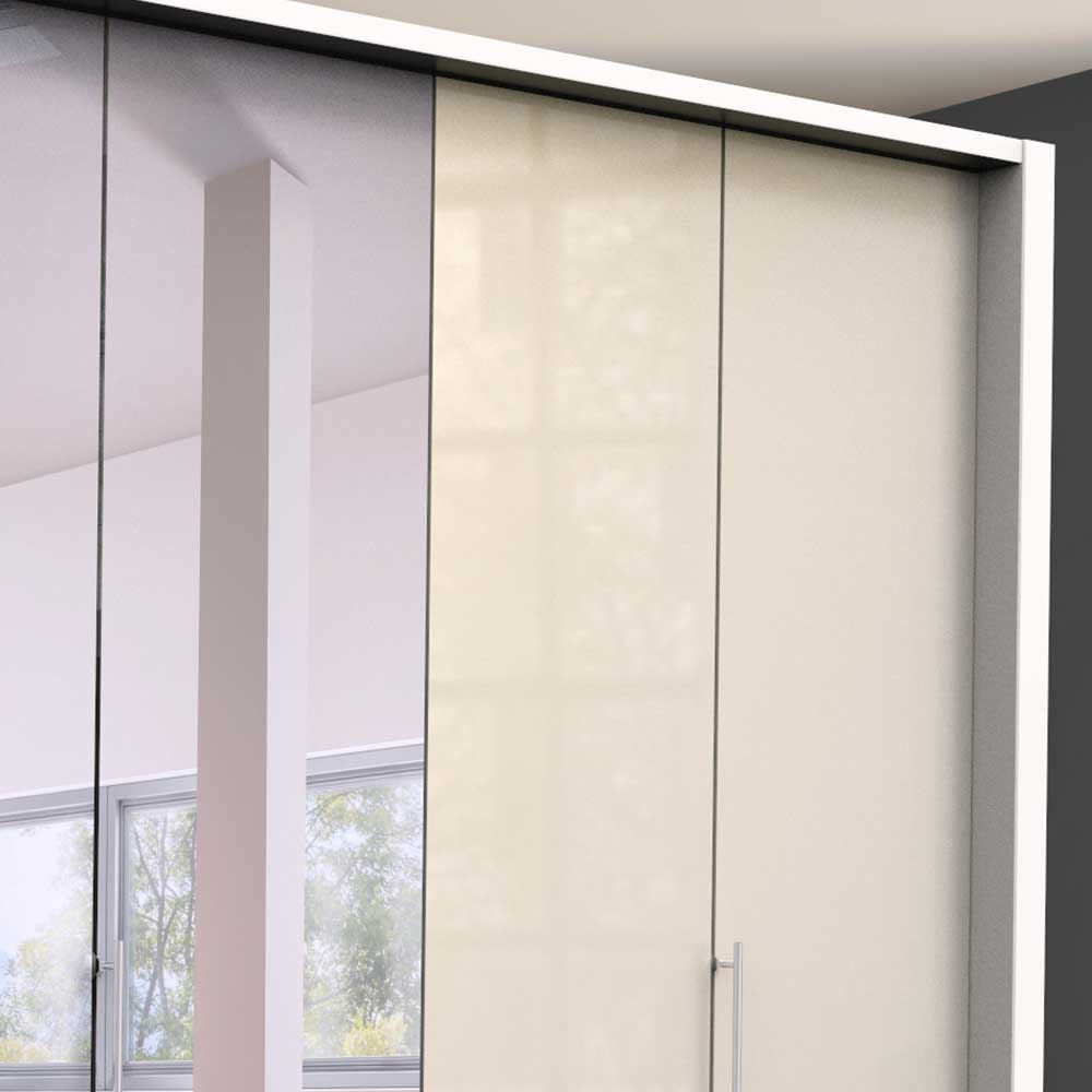 Falttüren Kleiderschrank mit Spiegeln - Zidarie