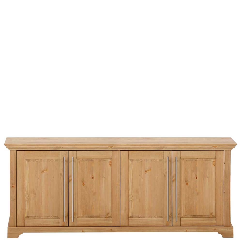 Sideboard mit vier Türen aus Kiefer massiv - Noellisa
