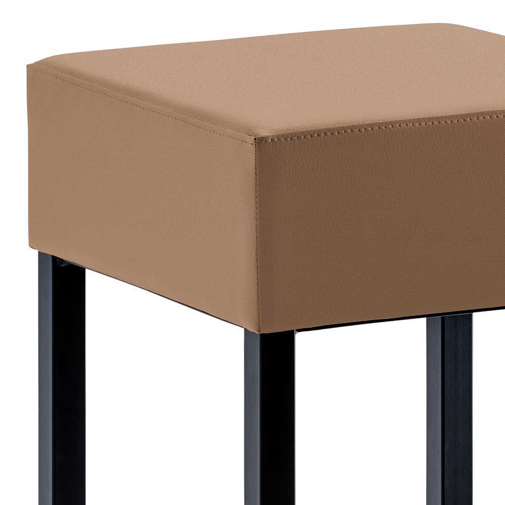 34x34 cm Barhocker in Hellbraun - Masure
