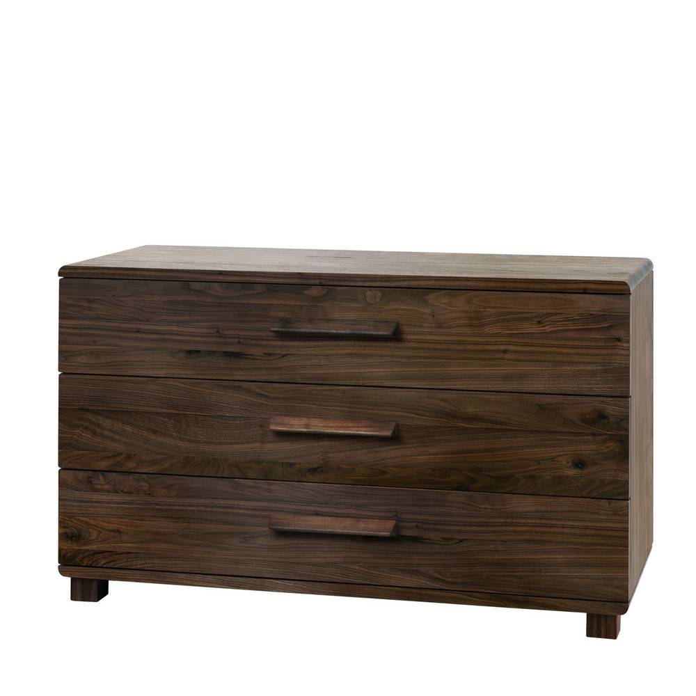 120cm breite Kommode in Nussbaum - Binocra