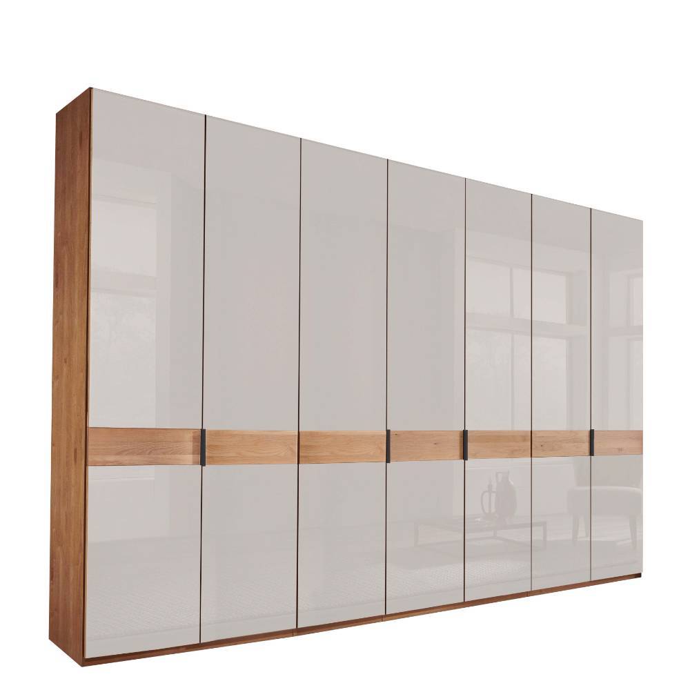 7-türiger Schlafzimmer-Kleiderschrank teilmassiv - Dilacco