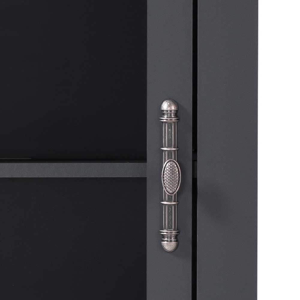 72x146x38 Landhaus Vitrine Highboard 2-türig - Lionel