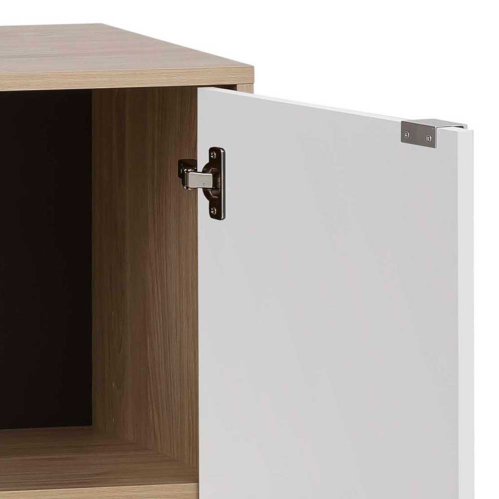 Sideboard mit drei Türen & drei Fächern - 145x78x39 - Castagno