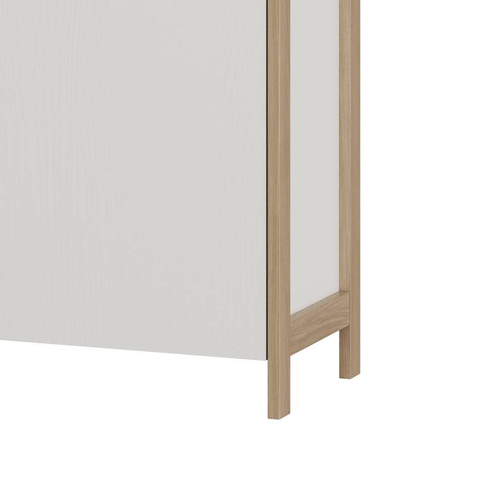 Arbeitszimmer Möbel-Kombi in Weiß - Ovidio (dreiteilig)