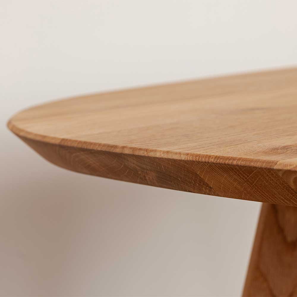 Wohnzimmer Sofatisch im Skandi Design - Champagne