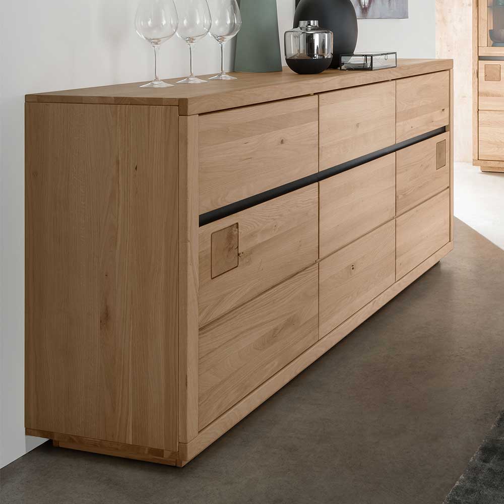 175x85x45 cm Massivholz Sideboard auf Sockel - Embleys