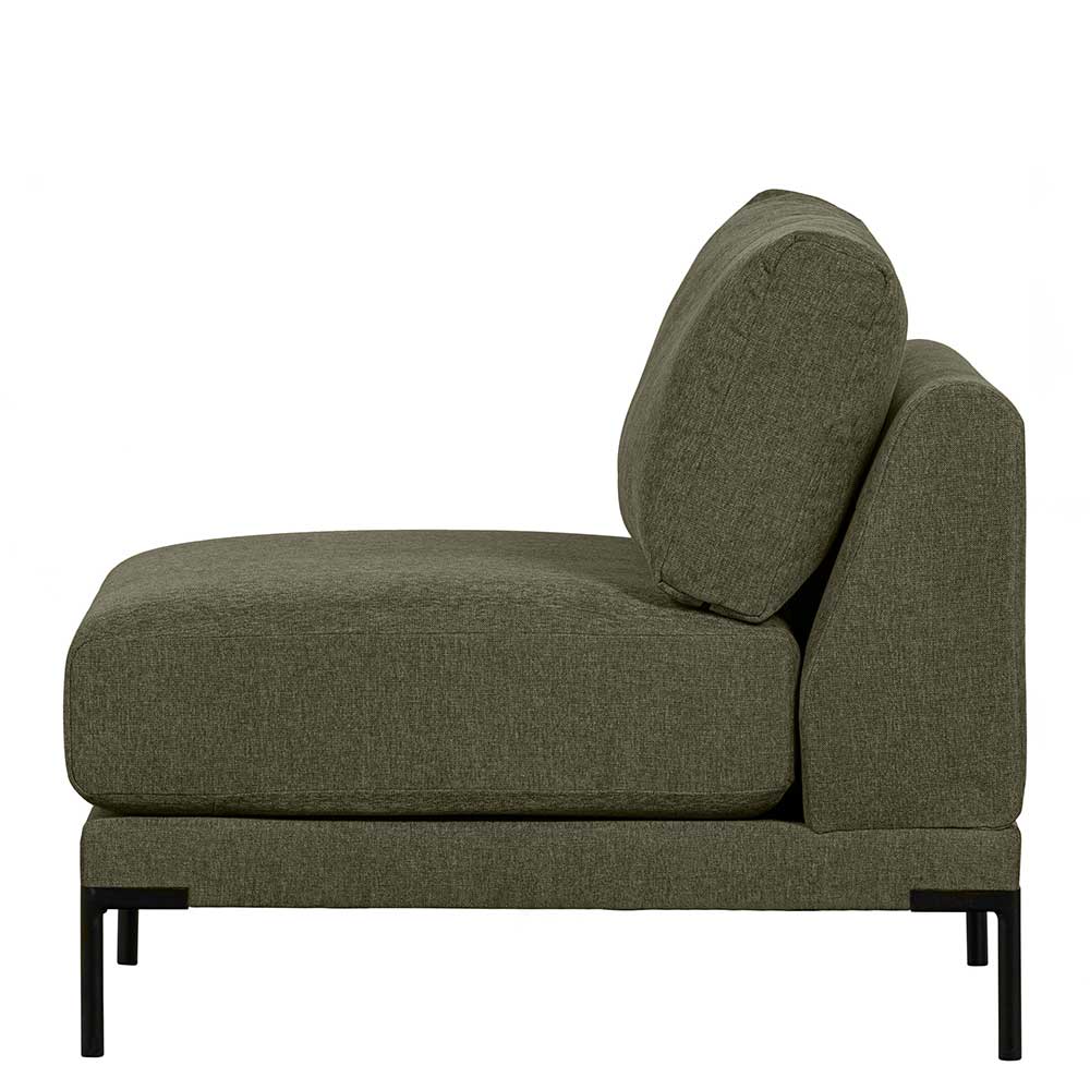 1-Sitzer Modulsofa in Dunkelgrün - Arraggo