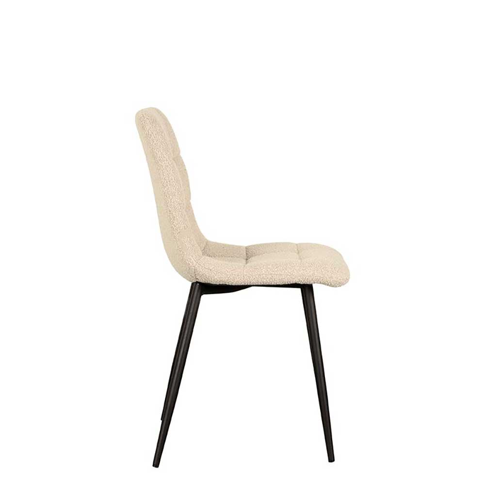 Skandi Style Stuhl in Beige und Schwarz - Susan