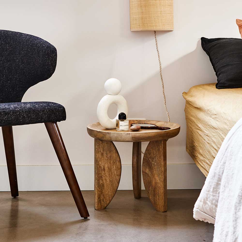 Design Beistelltische mit 3-Fuß-Gestellen - Aglia (zweiteilig)