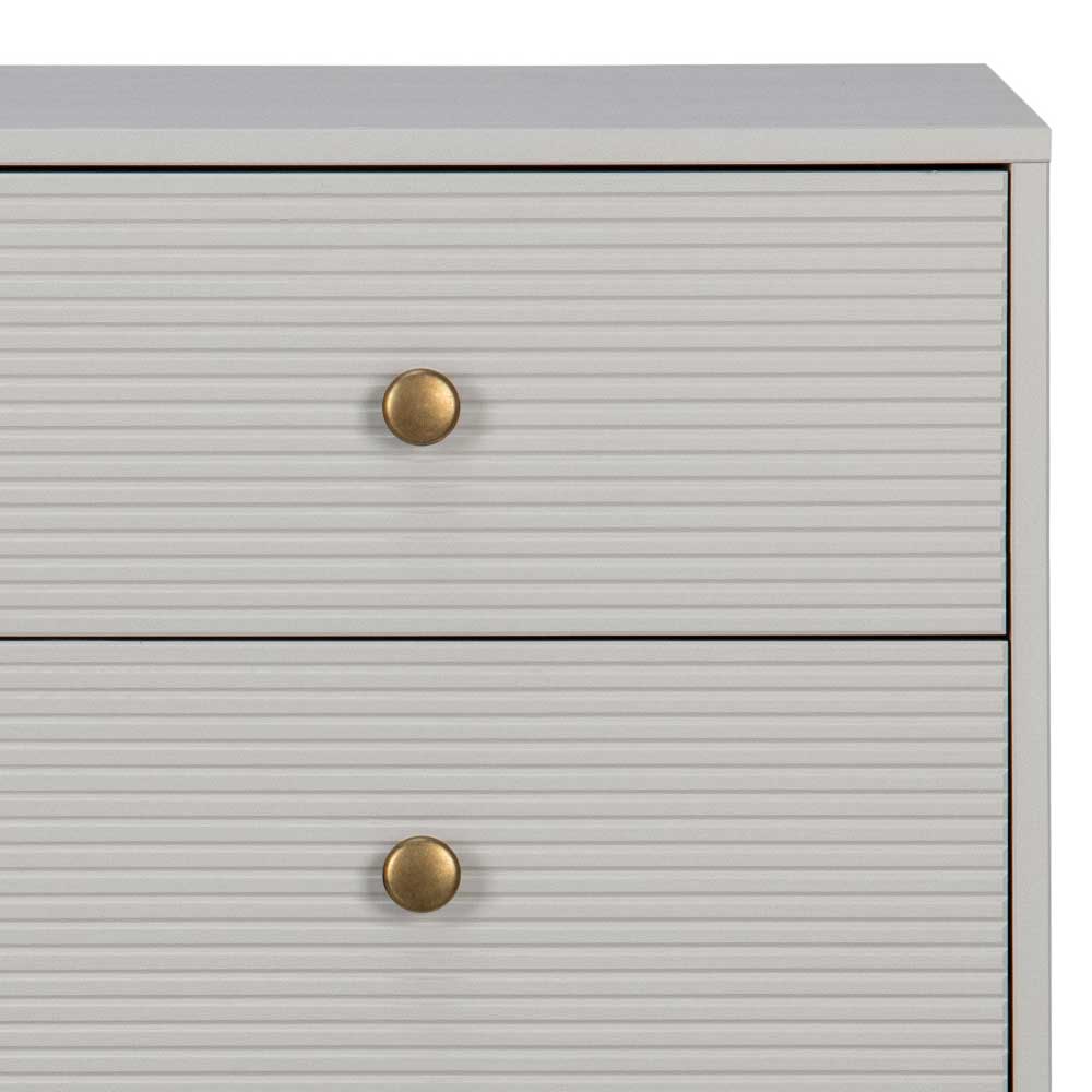 94x91x52 cm Skandi Kommode in Grau - Huvina