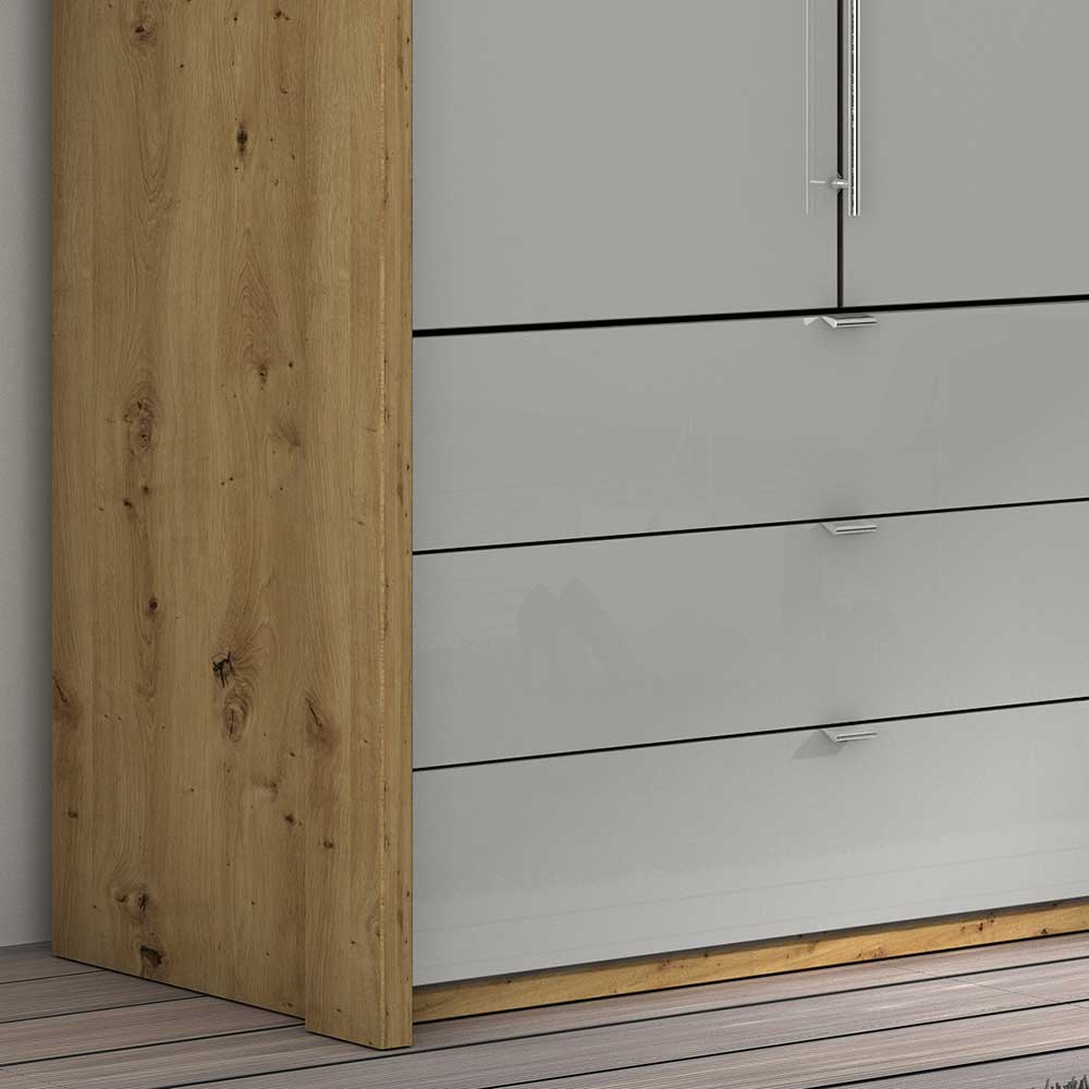 Schrank mit 3 Falttüren & 6 Schubladen - Soestica